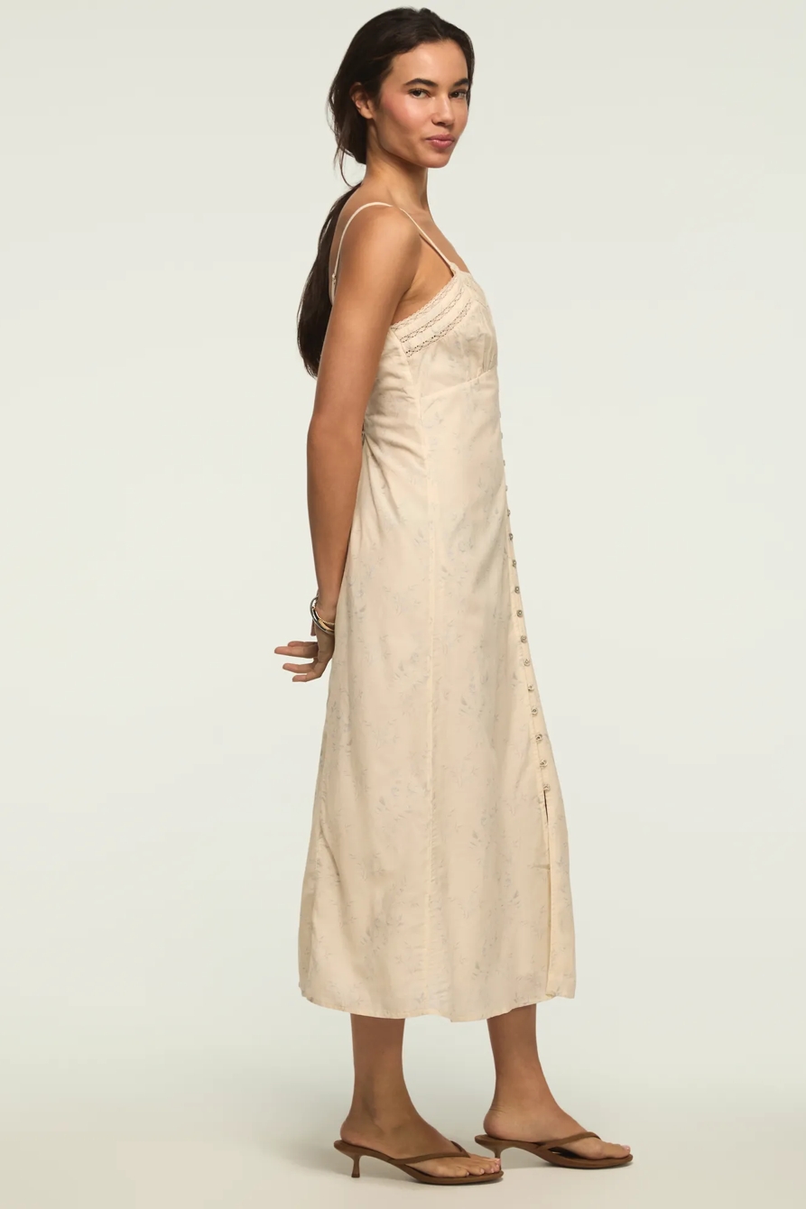 FESTIVAL LACE TRIMMED SLIP DRESS — CREAM MULTI — image 4