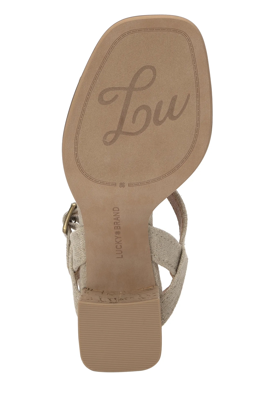 HALLIA HEEL — NATURAL MULTI — image 6