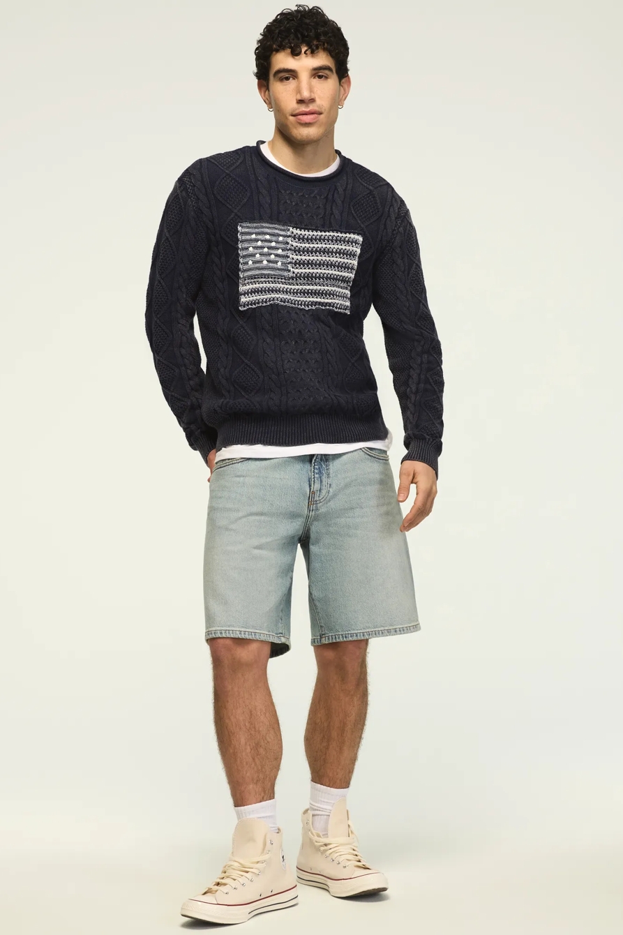 Americana Sweater — BLUE INDIGO — image 5