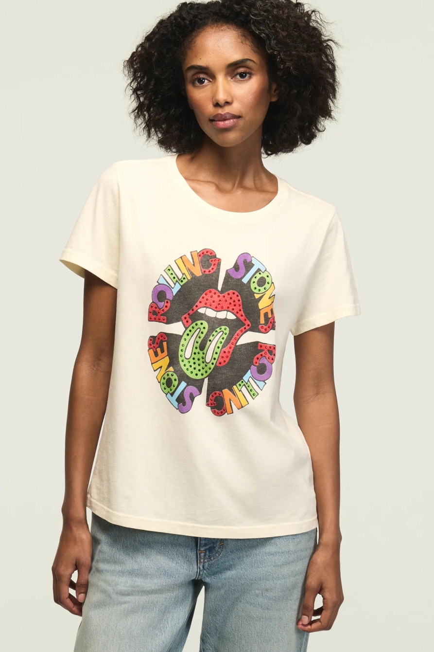 ROLLING STONES MULTI COLOR CLASSIC CREW — WHITECAP GRAY — image 1