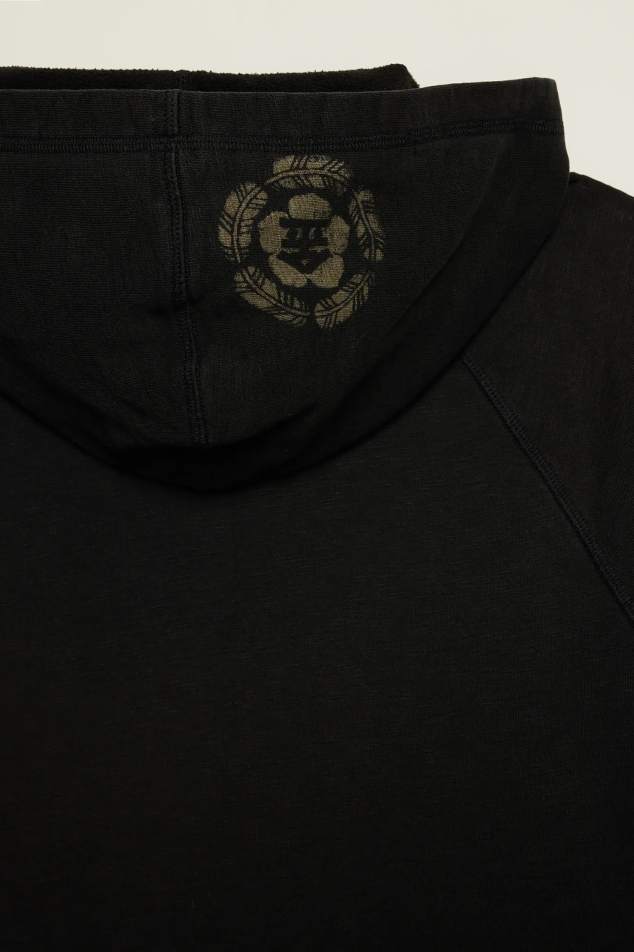Lucky Brand Men's Vintage Y2K Full Zip Hoodie — BLACK WASH — image 5