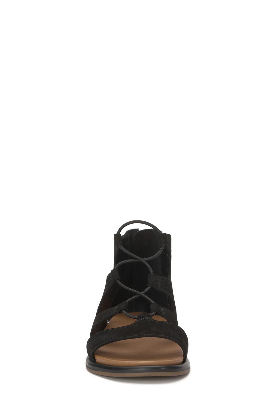 SARTEA GLADIATOR SANDAL — BLACK — image 3