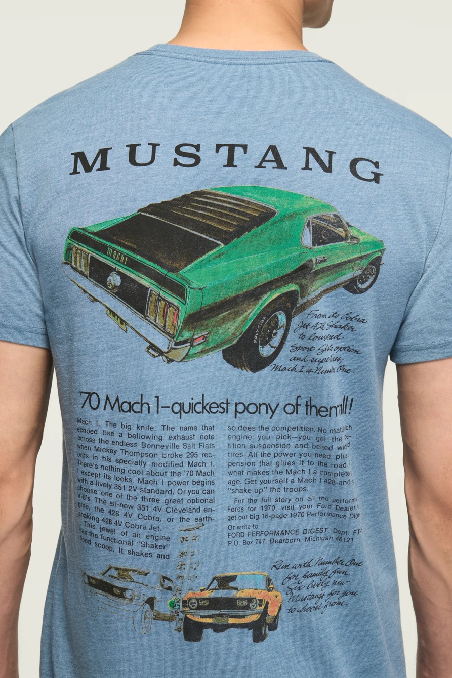 MUSTANG VINTAGE TEE — COPEN BLUE — image 3