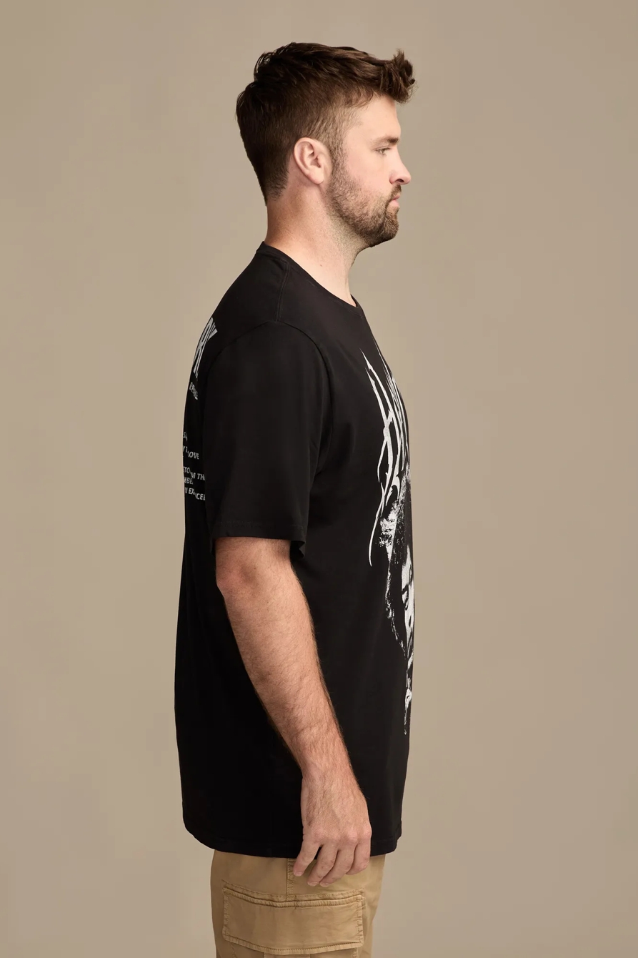 BIG & TALL METAL HENDRIX TEE — JET BLACK — image 3