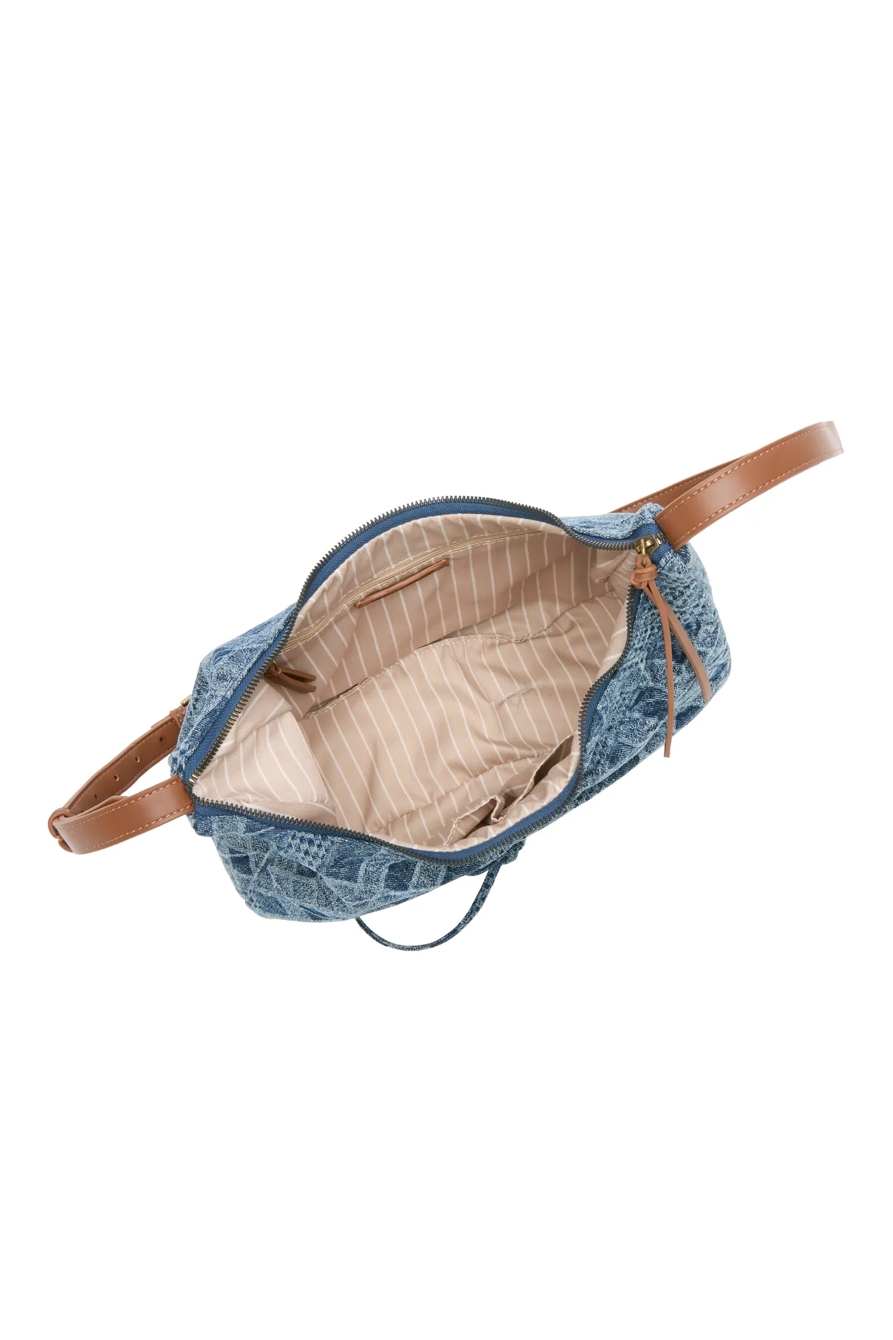 SUZIE DENIM CROSSBODY — BLUE — image 3