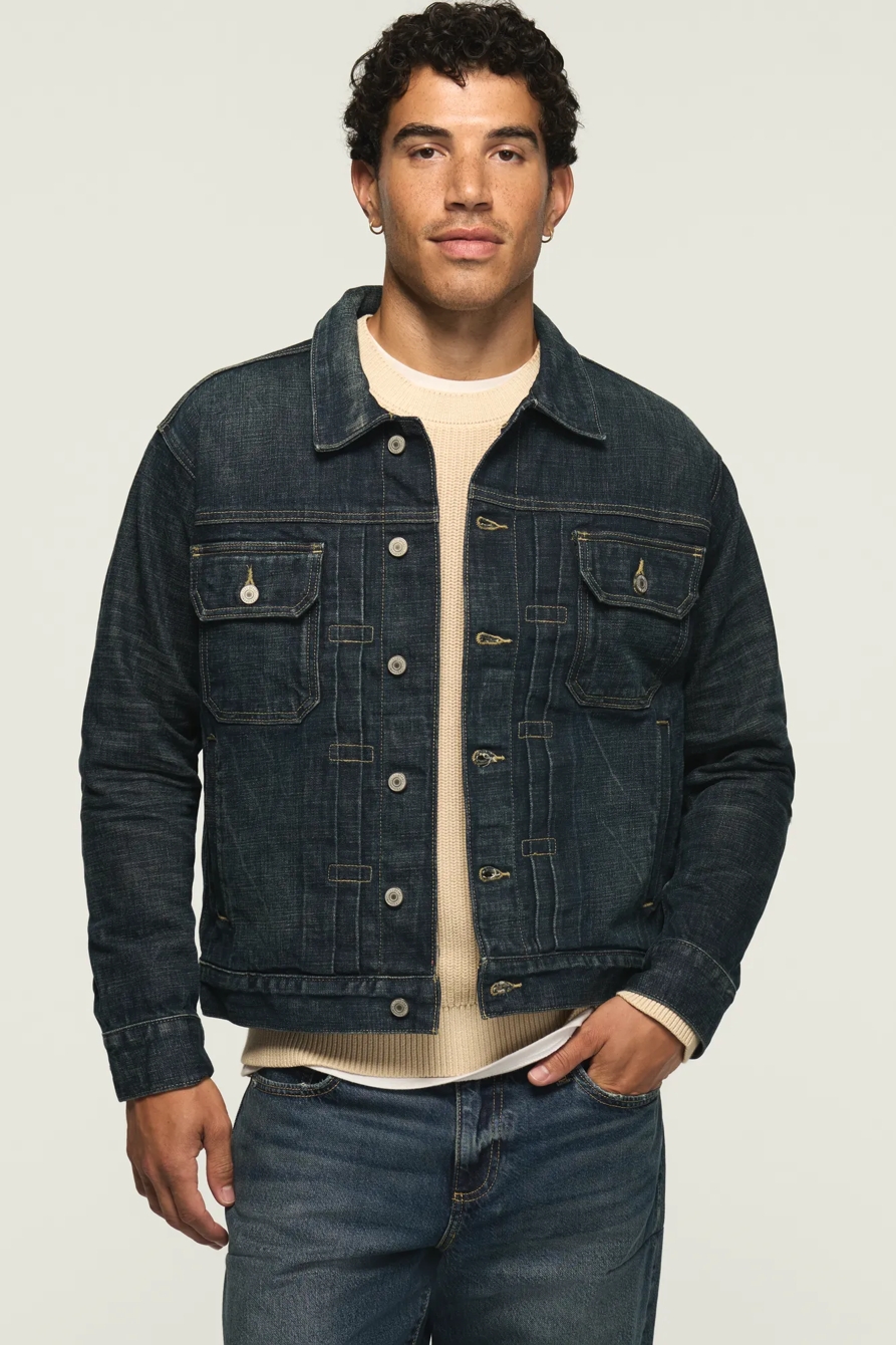 SELVEDGE DENIM JACKET — DUSTBORN — image 5