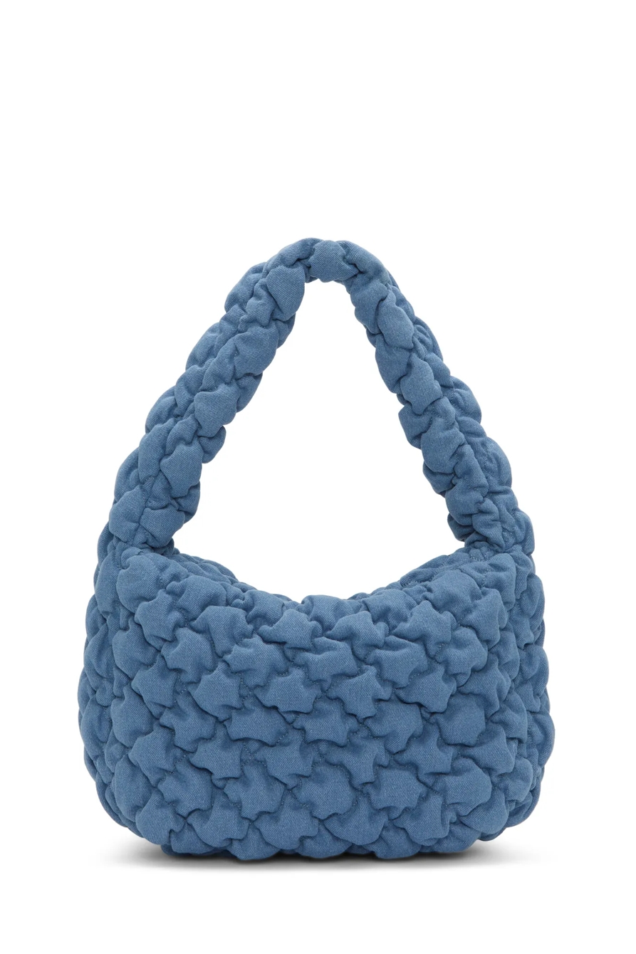 JOAN QUILTED TOTE — RINSE — image 1