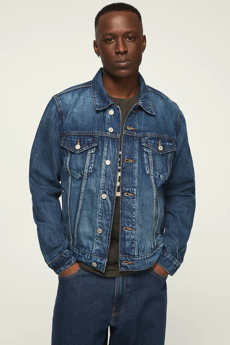 DENIM TRUCKER JACKET — ALTAVISTA — image 1