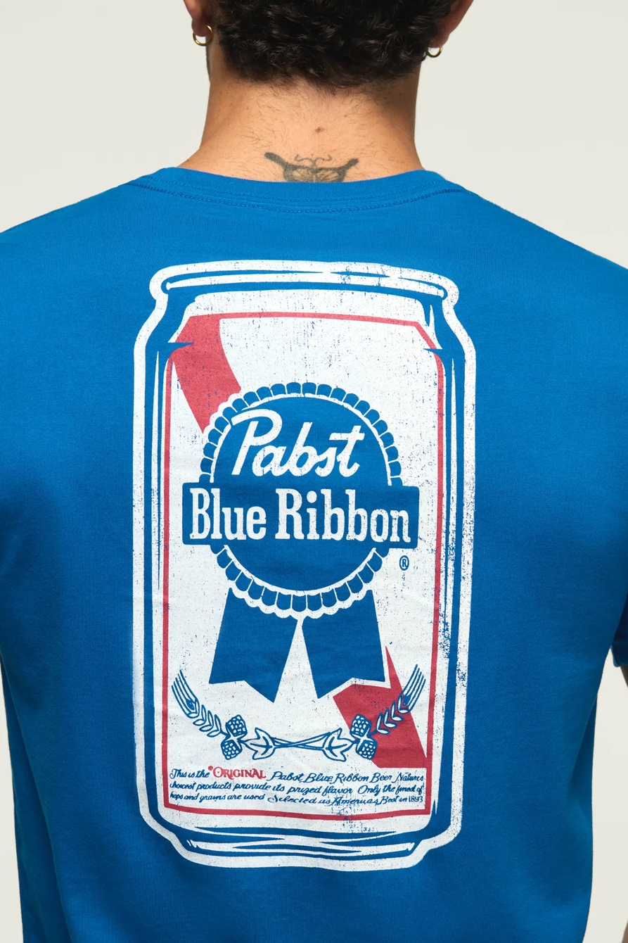 Pabst Emblem Tee — #458 BLUE — image 5