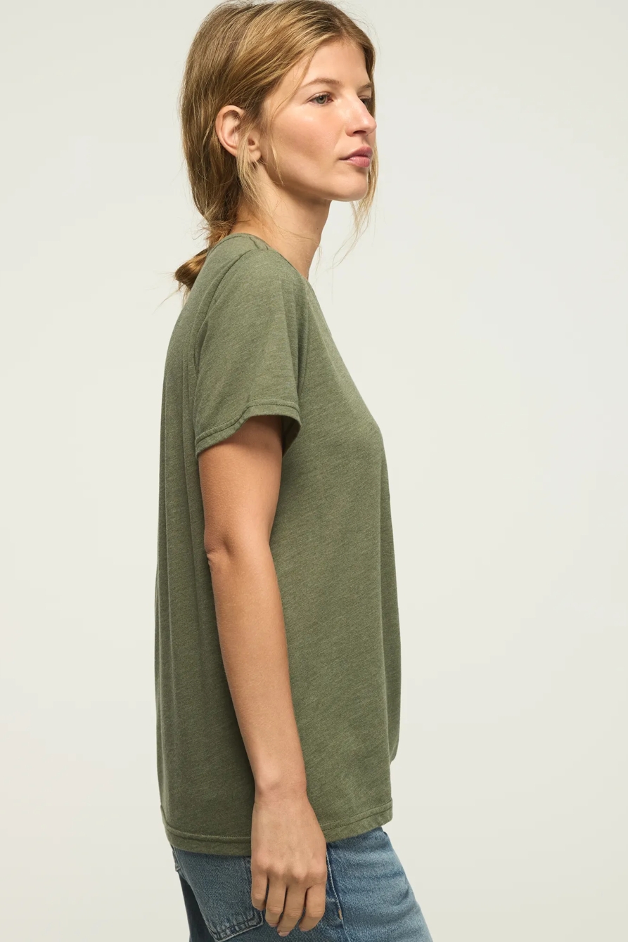 LACE ROSE CLASSIC CREW — THYME — image 3
