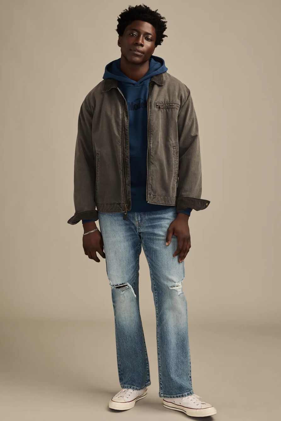 MODELO LOGO HOODIE — INSIGNIA BLUE — image 5