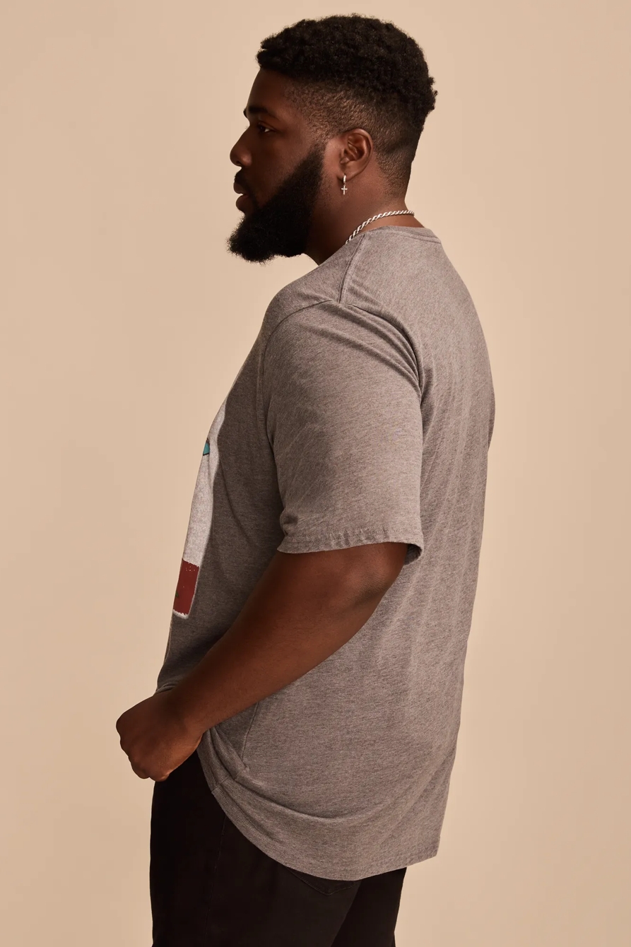 BIG & TALL FENDER BEAR TEE — RAVEN — image 3
