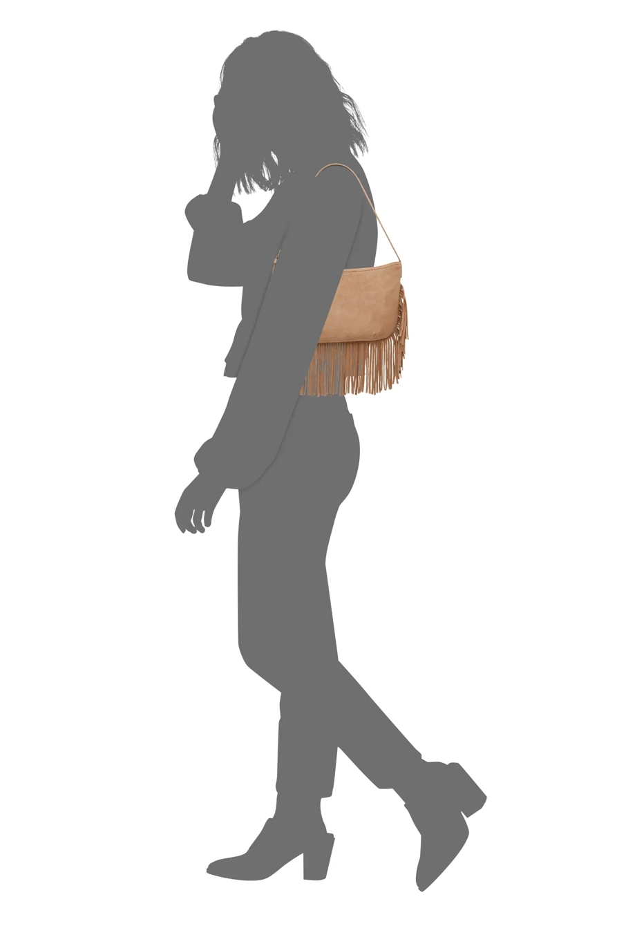 IVY  SHOULDER BAG — LIGHT BROWN — image 4