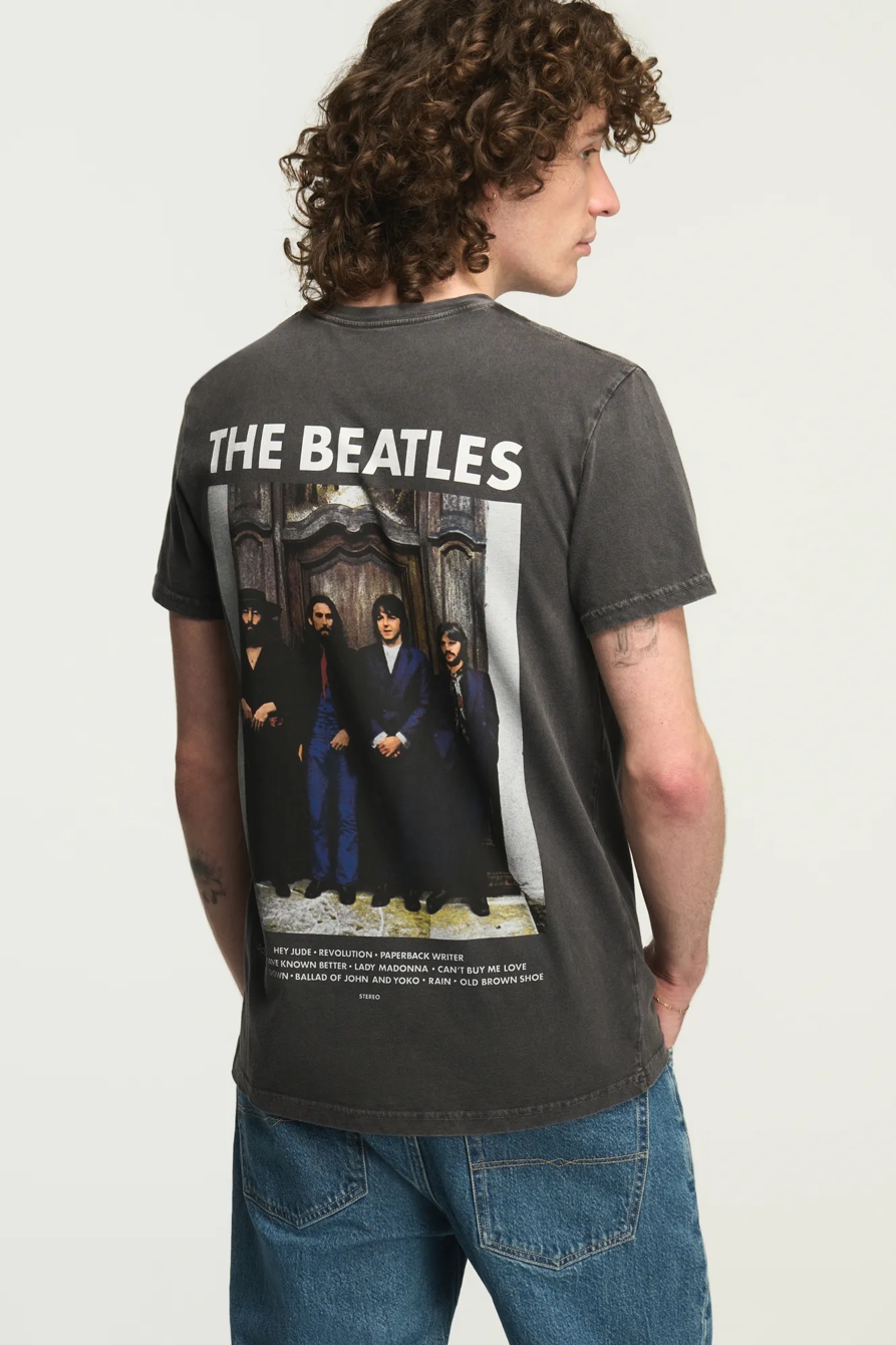 THE BEATLES PHOTO REEL TEE — JET BLACK — image 1