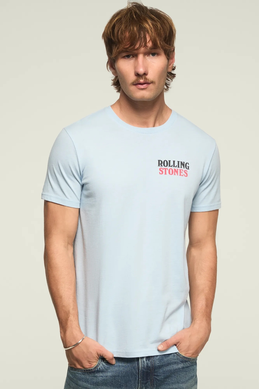 ROLLING STONES TONGUES TEE — CERULEAN — image 2