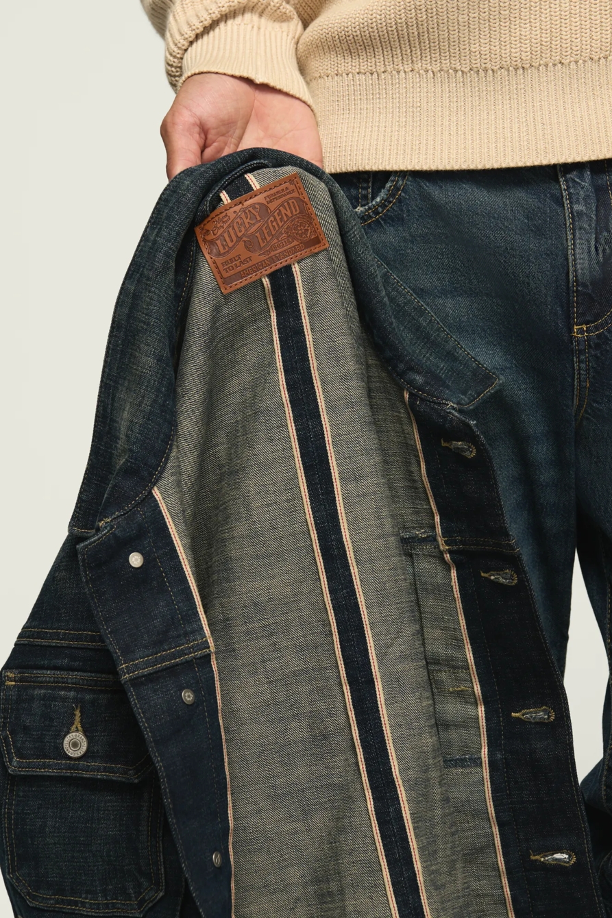 SELVEDGE DENIM JACKET — DUSTBORN — image 8
