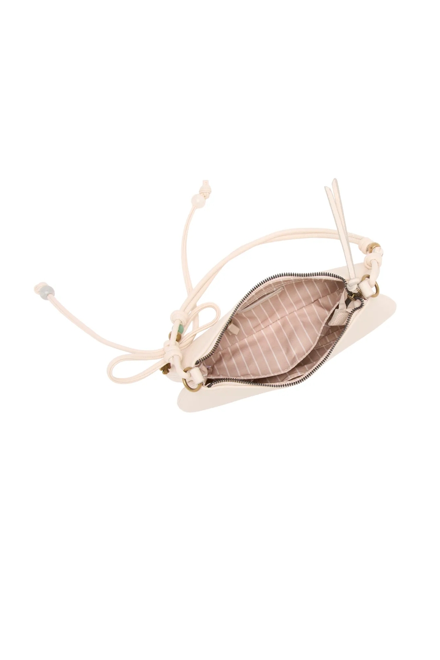 SHEL SHOUDLER BAG — BONE WHITE — image 4
