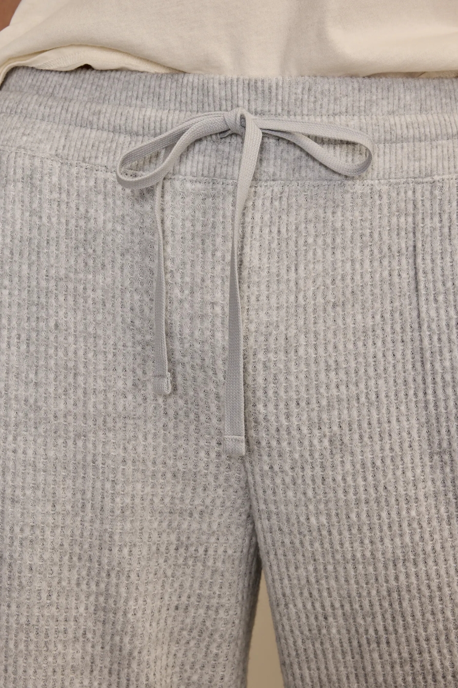 CLOUD WAFFLE PANT — LIGHT HEATHER GRAY — image 3