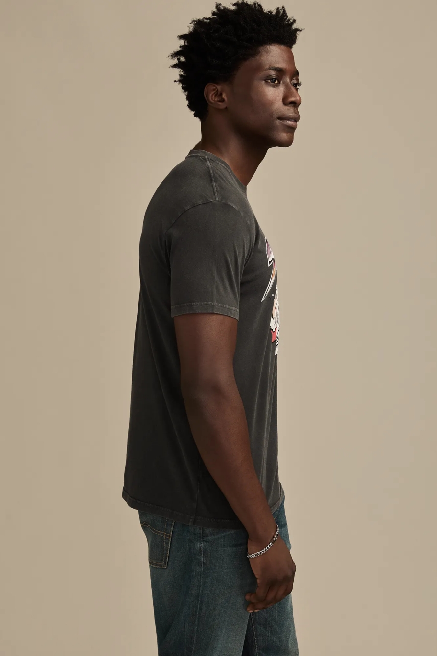 SLEIGHER SANTA TEE — JET BLACK — image 4