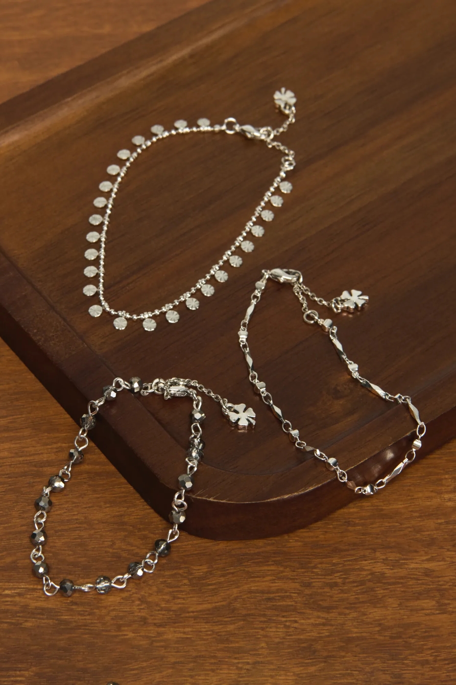 Ditsy Bracelet Set — ANTIQUE SILVER — image 1