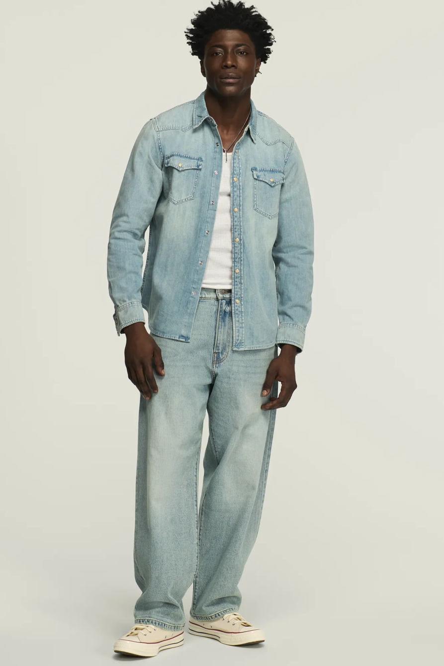 DENIM WESTERN SHIRT — OLD GLORY — image 2