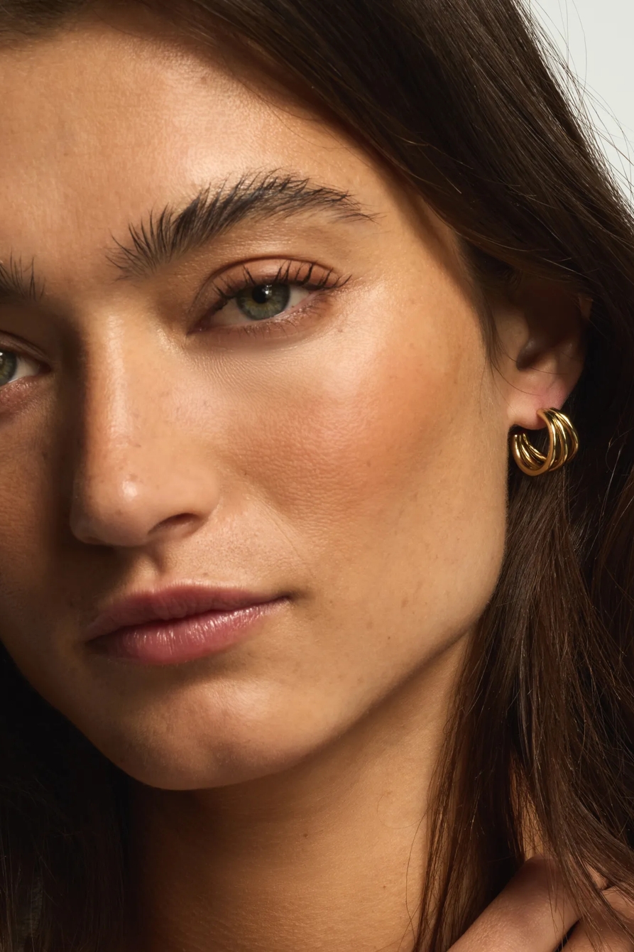 Hoop Earrings Pack — GOLD — image 2