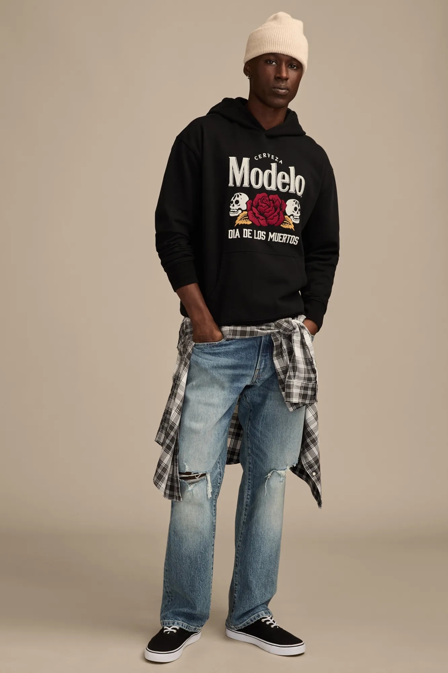 MODELO ROSE HOODIE — JET BLACK — image 5