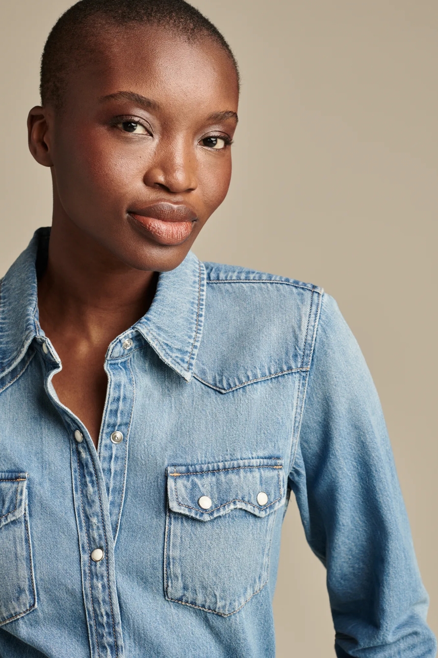 DENIM WESTERN SHIRT — AMERICAN DREAM — image 2