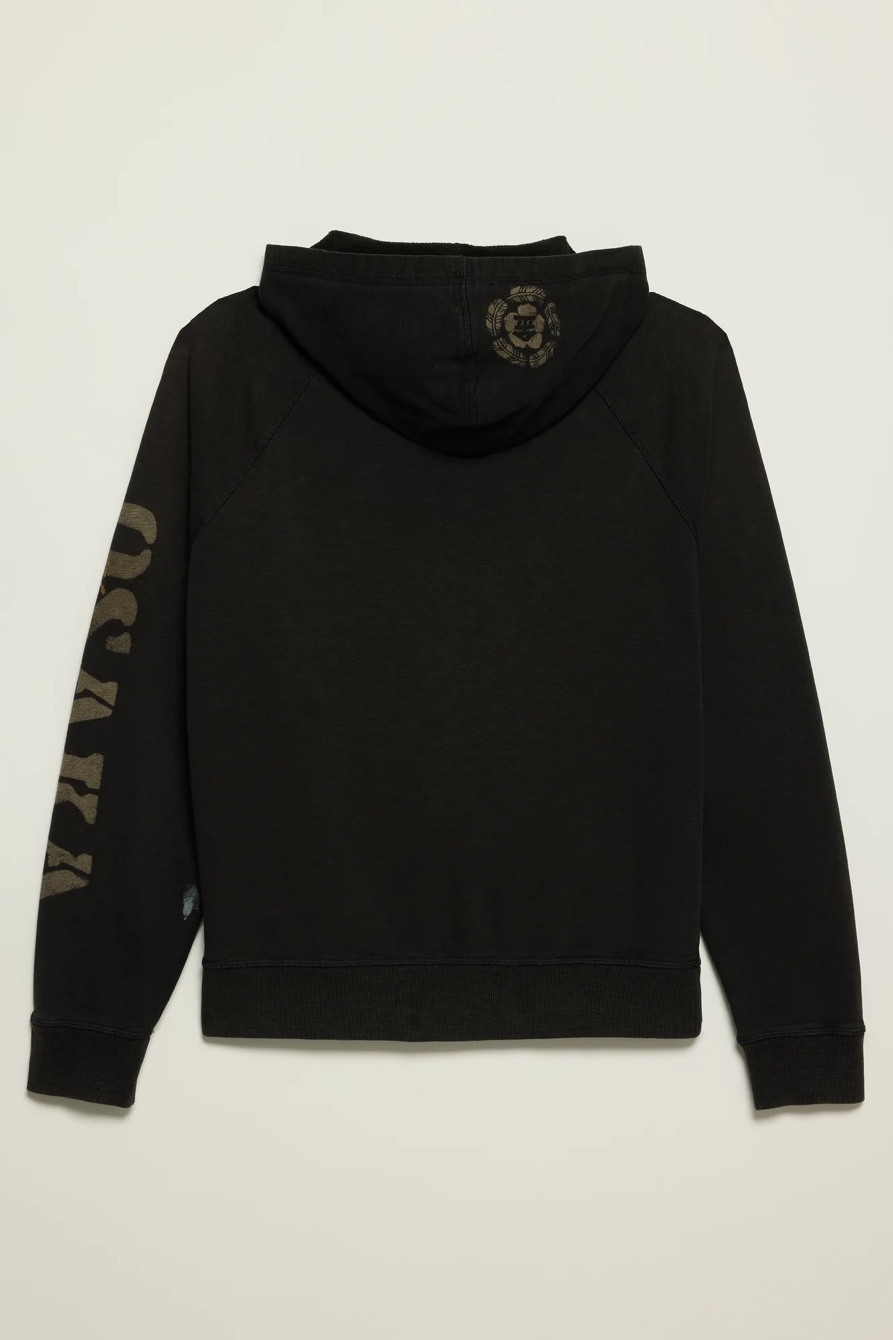 Lucky Brand Men's Vintage Y2K Full Zip Hoodie — BLACK WASH — image 4