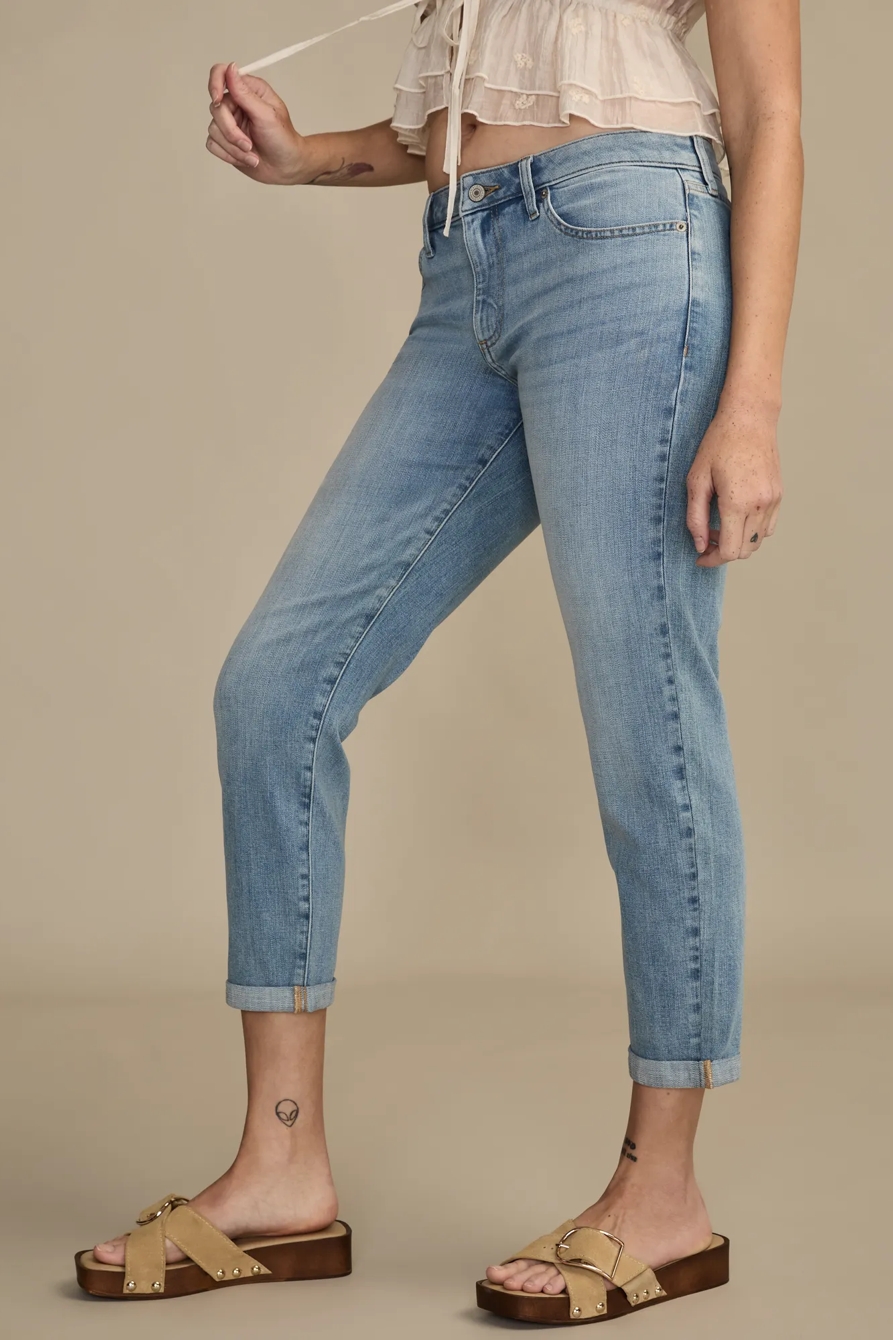 SIENNA SLIM BOYFRIEND — IMAGINED INDIGO WASH — image 5