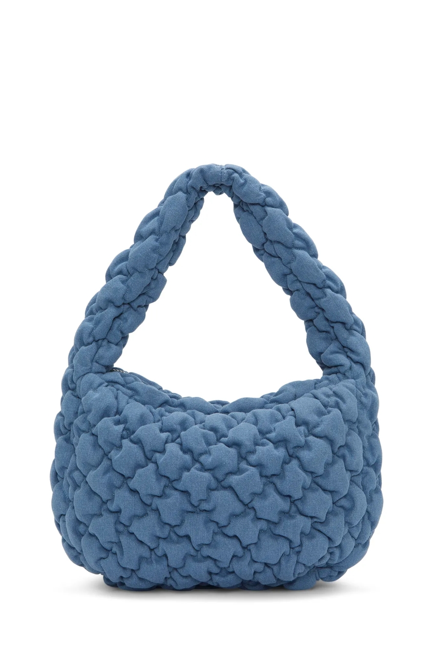 JOAN QUILTED TOTE — RINSE — image 2