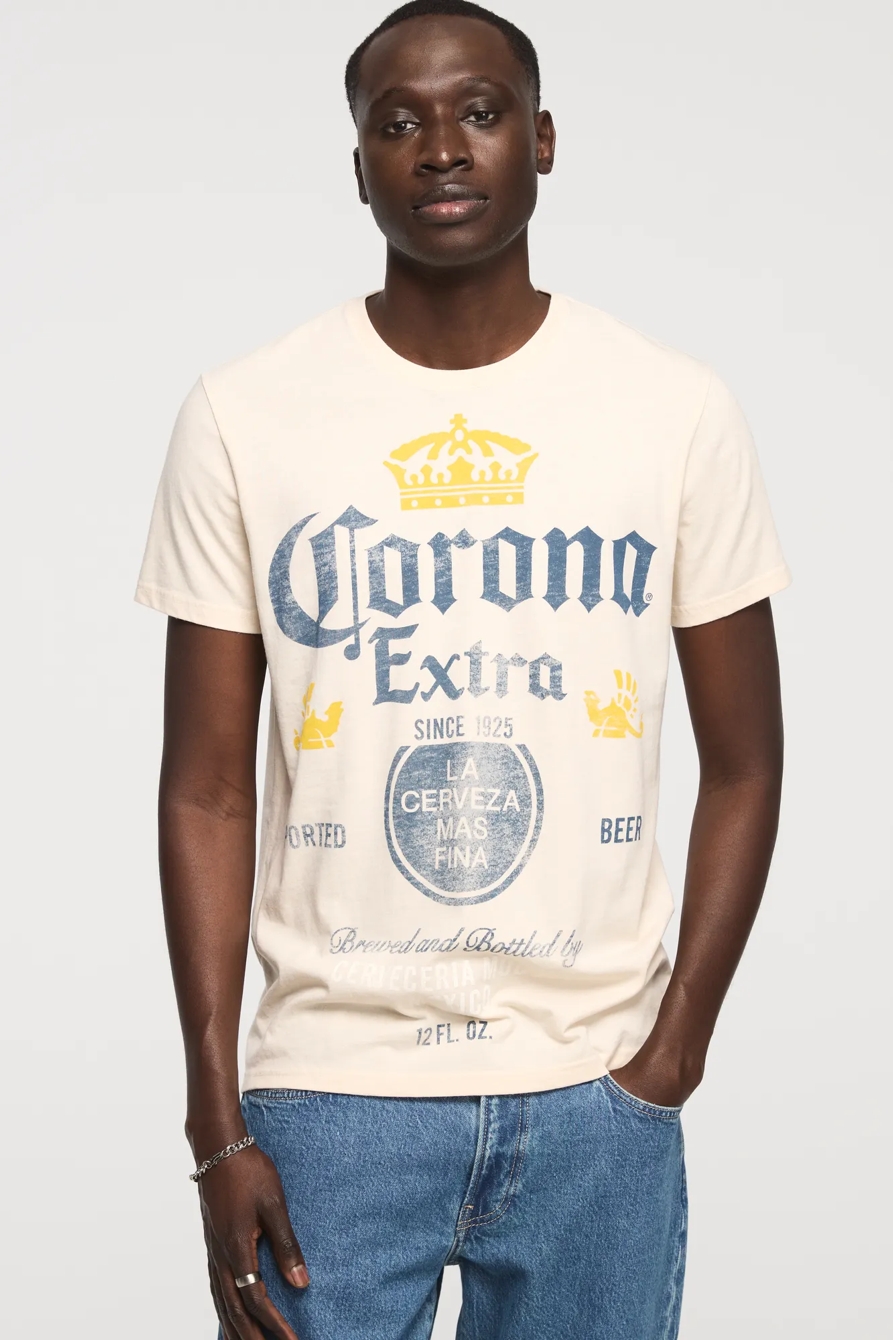 CORONA EXPLODED TEE — NEW BIRCH — image 1