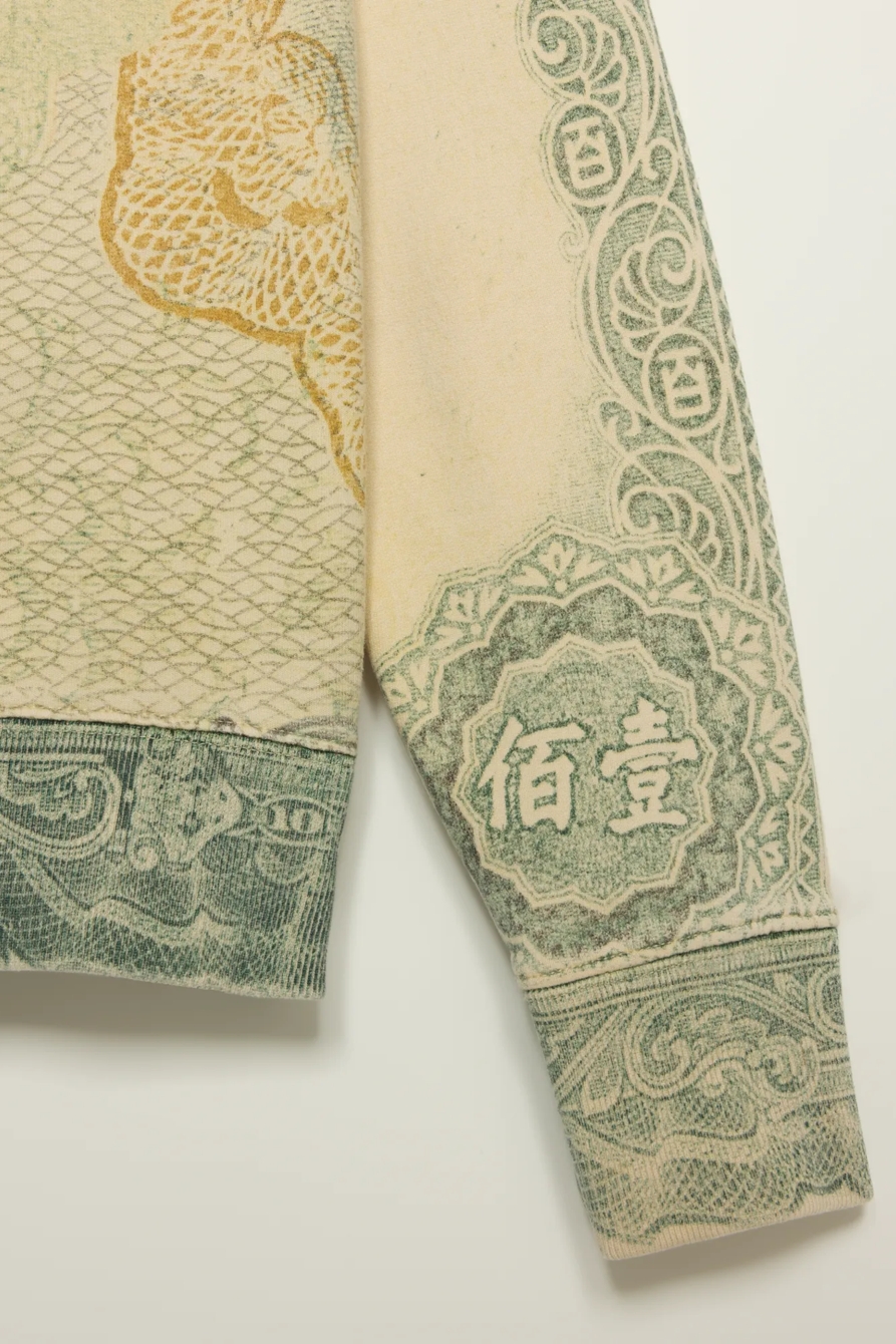 Lucky Brand Vintage Y2K Full Zip Hoodie — CREAM MULTI — image 5