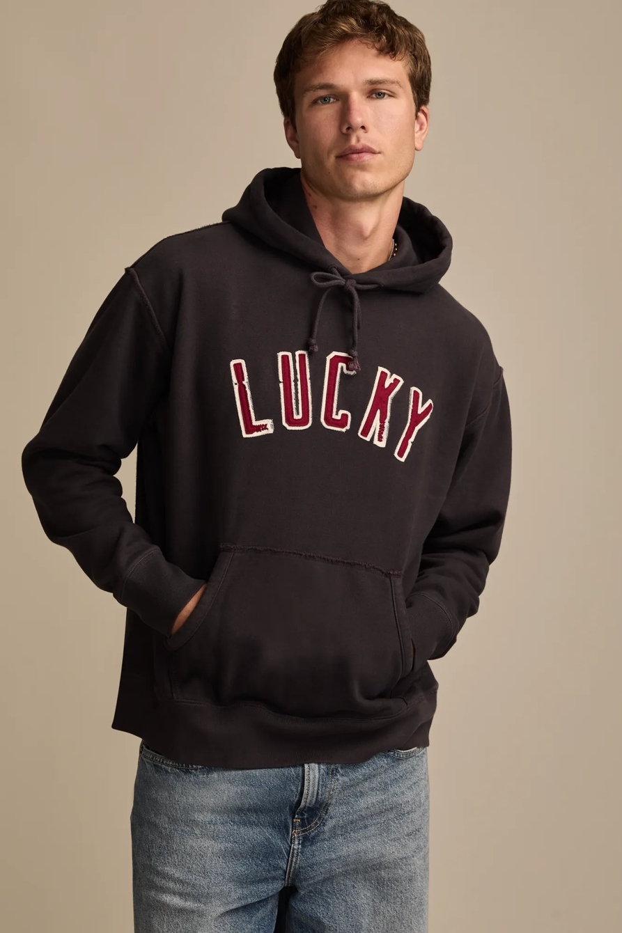 LUCKY ARCH HOODIE — NAVY — image 1