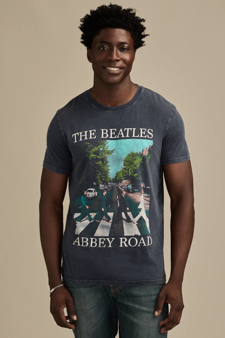 THE BEATLES ABBEY ROAD TEE — BLUE NIGHTS — image 1