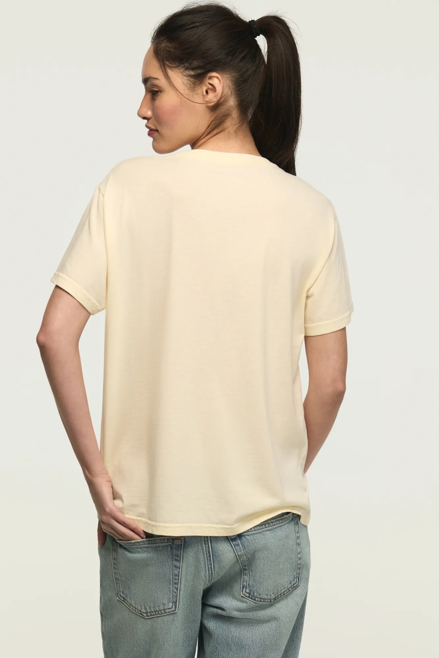 TIGER MOTO BOYFRIEND TEE — ANGORA — image 3