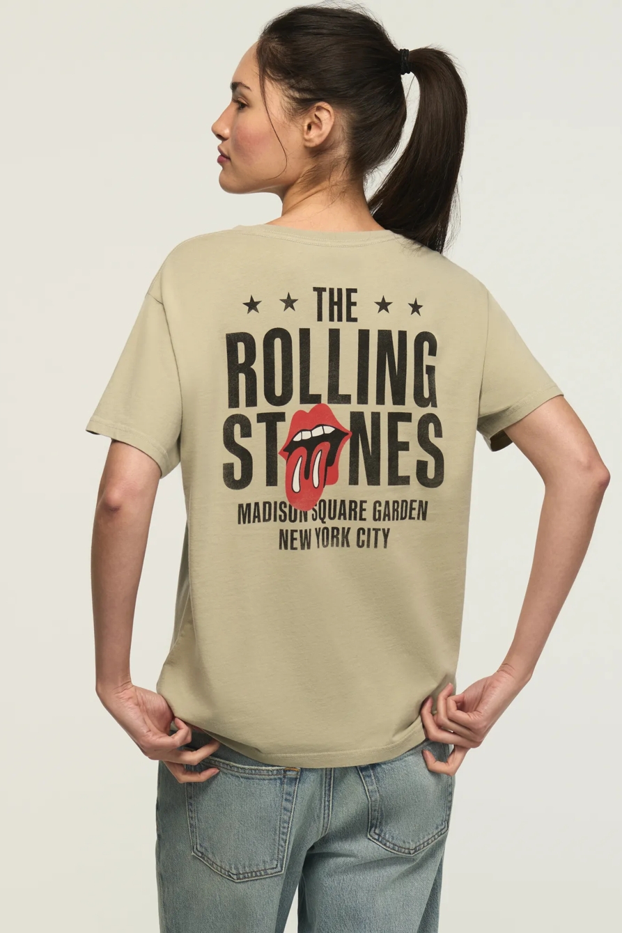 ROLLING STONES MSG BOYFRIEND TEE — Belgian Block — image 1