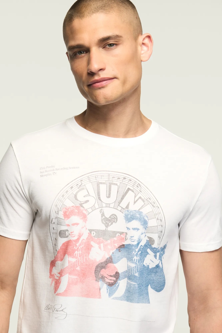 ELVIS REPEAT TEE — BRIGHT WHITE — image 2