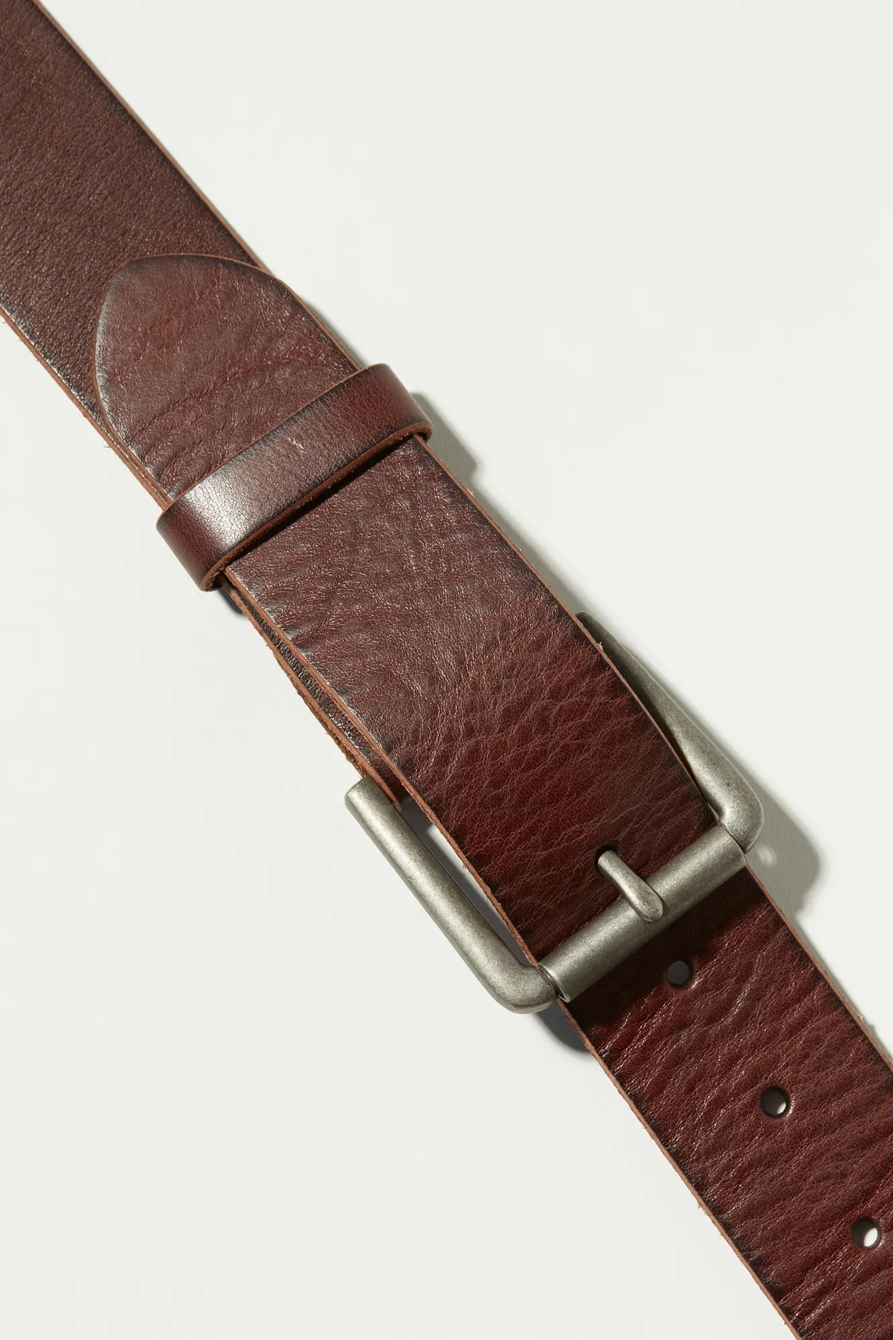 HIGHLAND LEATHER BELT — CHOCOLATE — image 3
