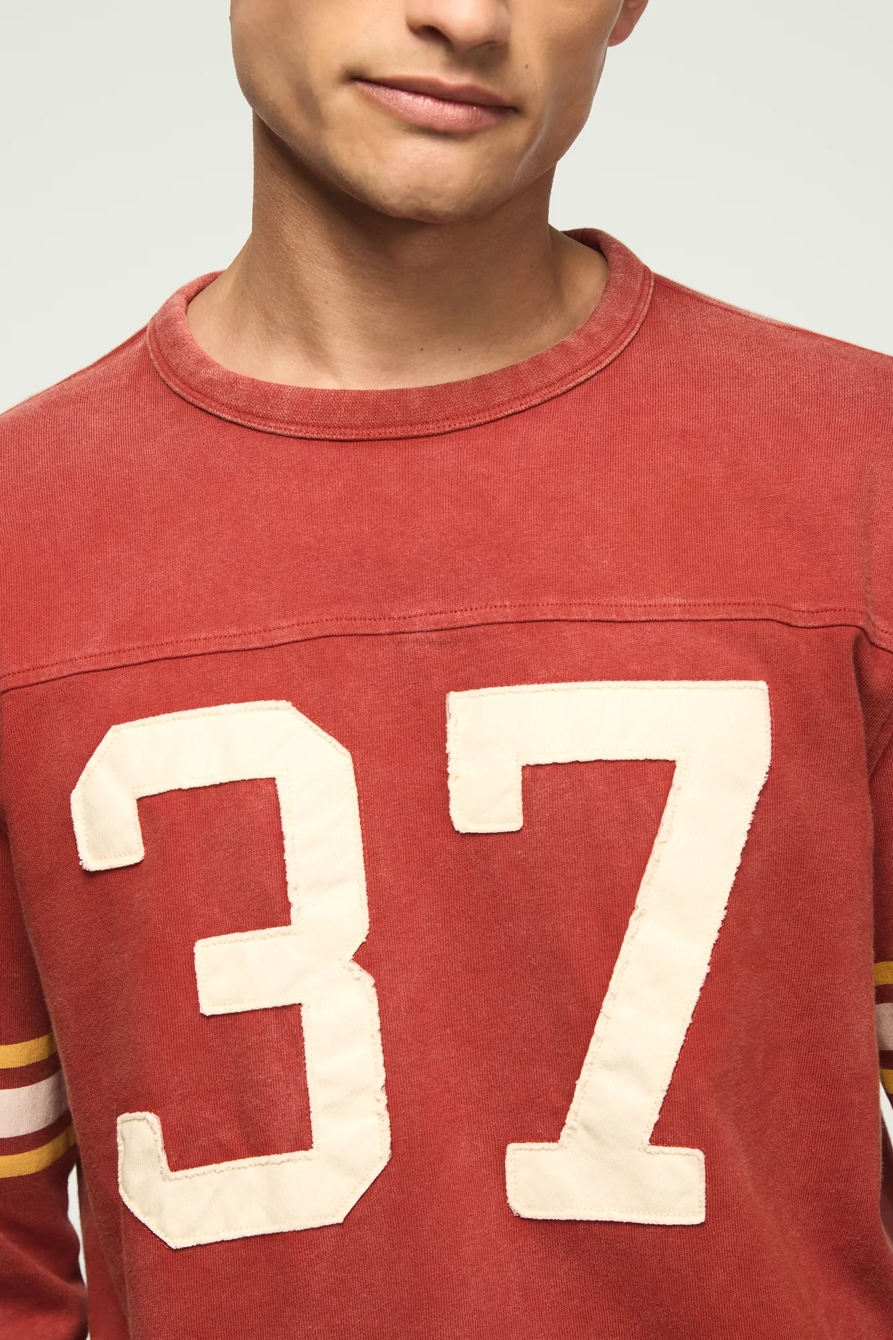ATHLETIC LONG SLEEVE TEE — RED OCHRE — image 3
