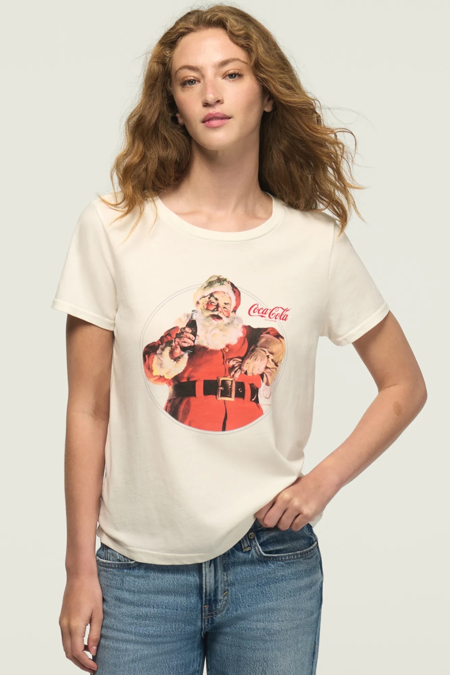 COCA COLA SANTA CLASSIC CREW — BRIGHT WHITE — image 2
