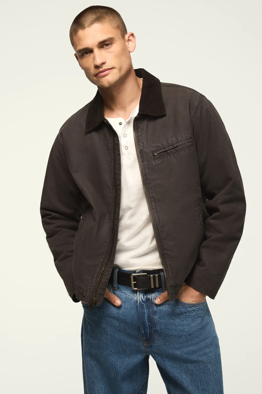 CANVAS BARN JACKET — RAVEN — image 1
