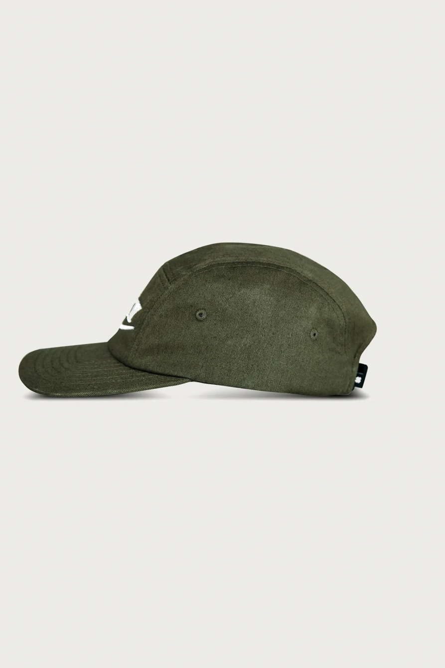 Lucky Embroidered 5 Panel Hat — LIGHT GREEN — image 5