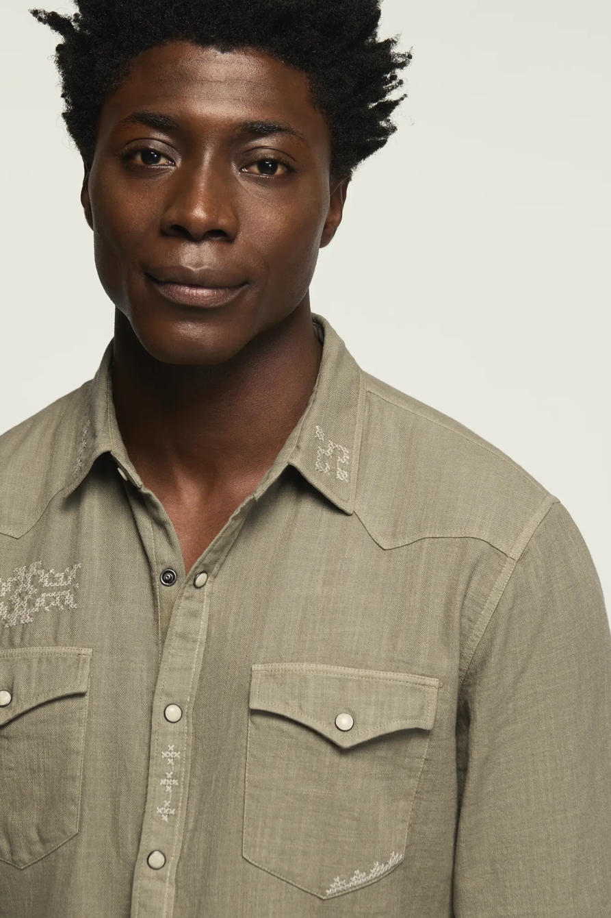 EMBROIDERED WESTERN SHIRT — OVERLAND TREK — image 5