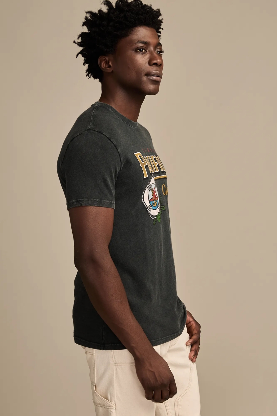 PACIFICO LOGO TEE — JET BLACK — image 4