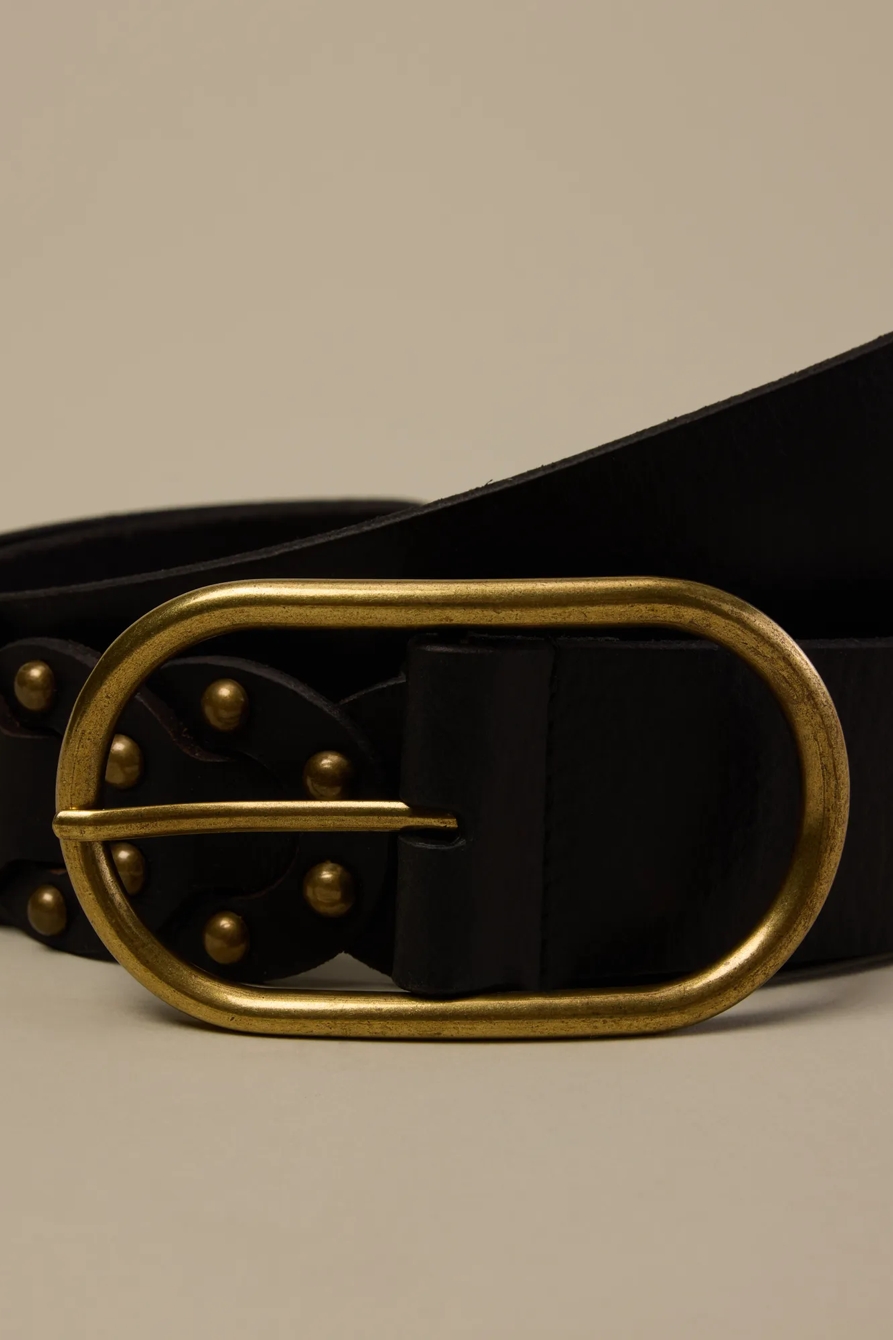 STUD LINK BELT — BLACK — image 3