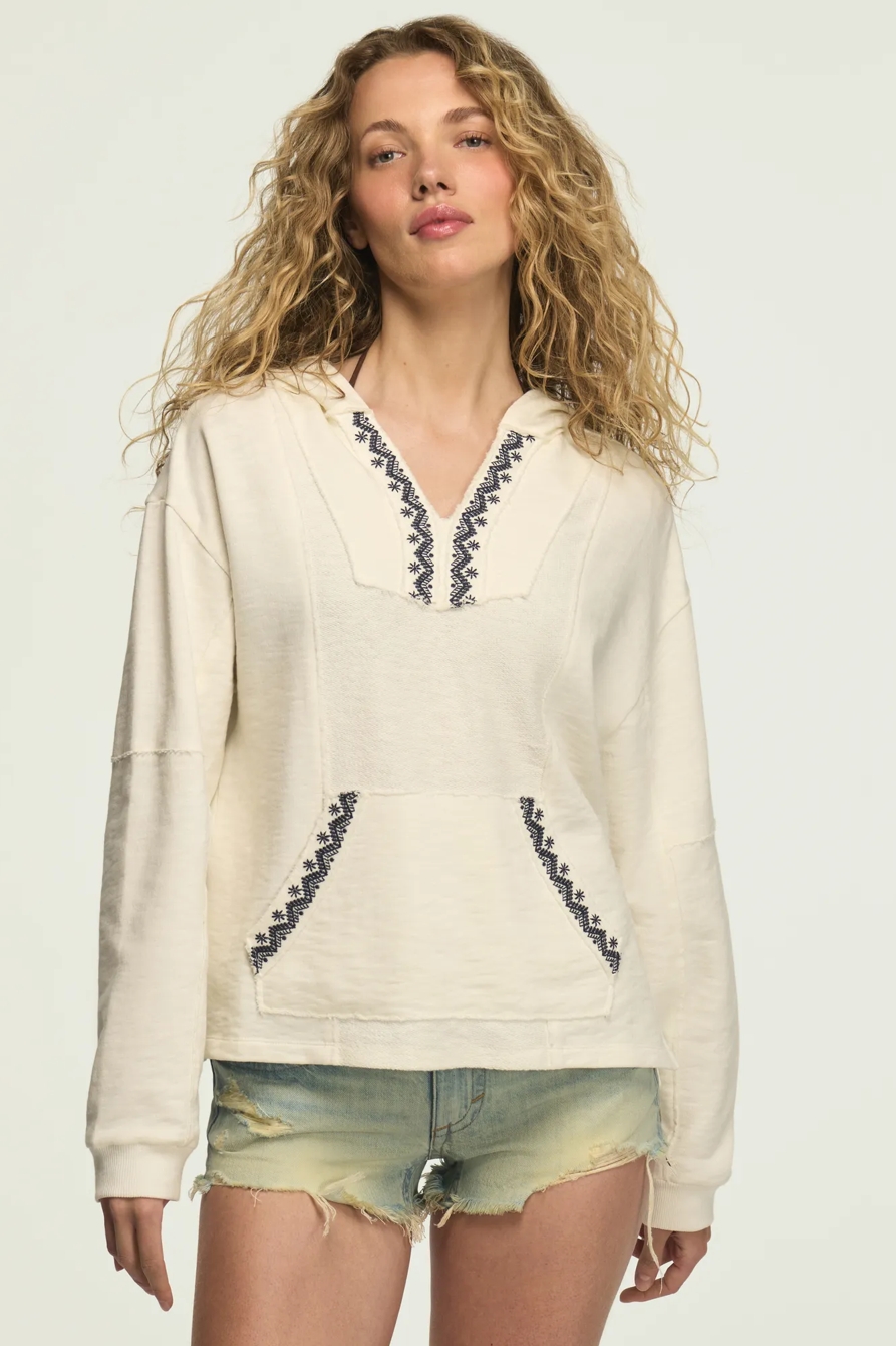 EMBROIDERED BAJA HOODIE — TOFU — image 1