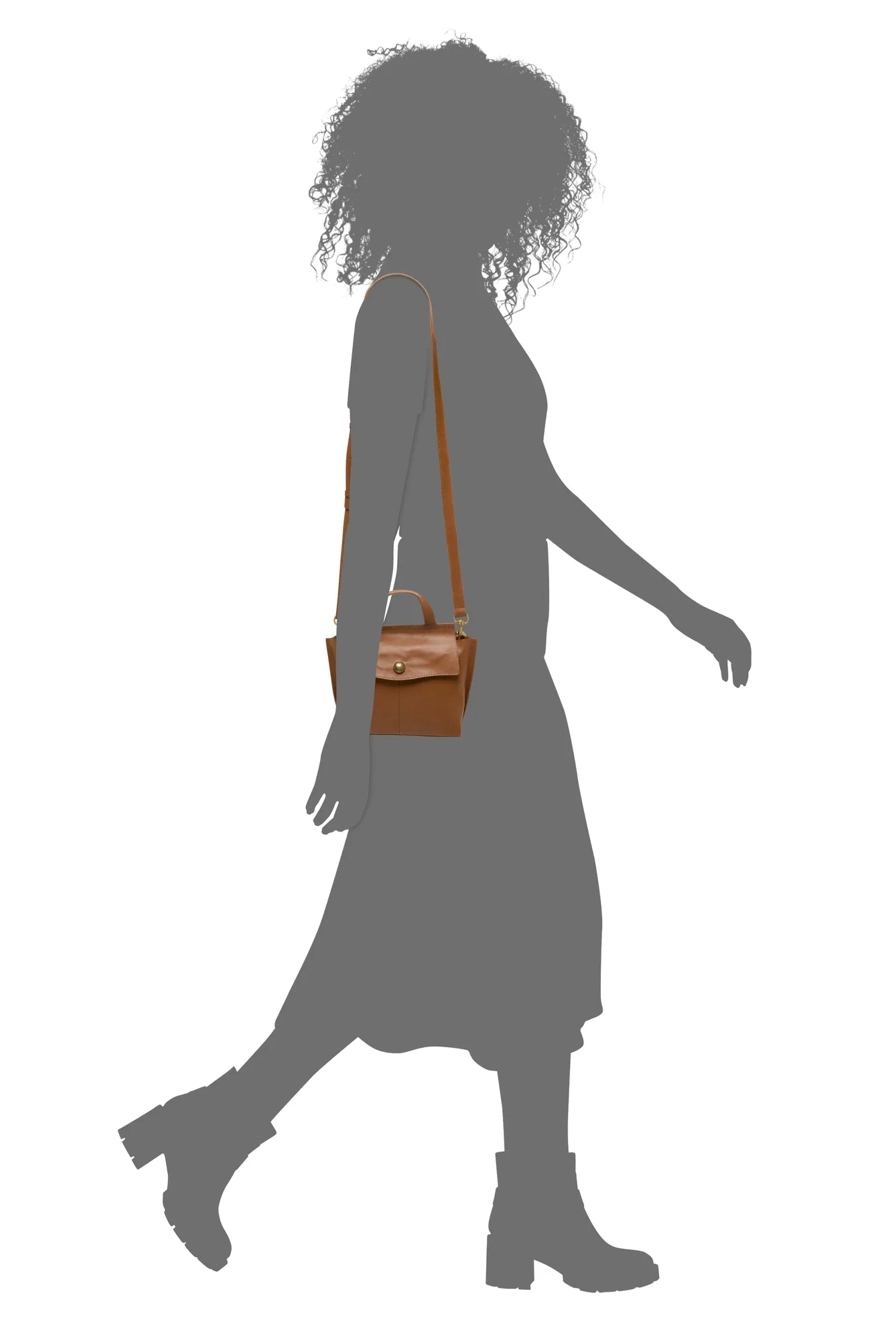 RACHEL CROSSBODY — RUST BROWN — image 4