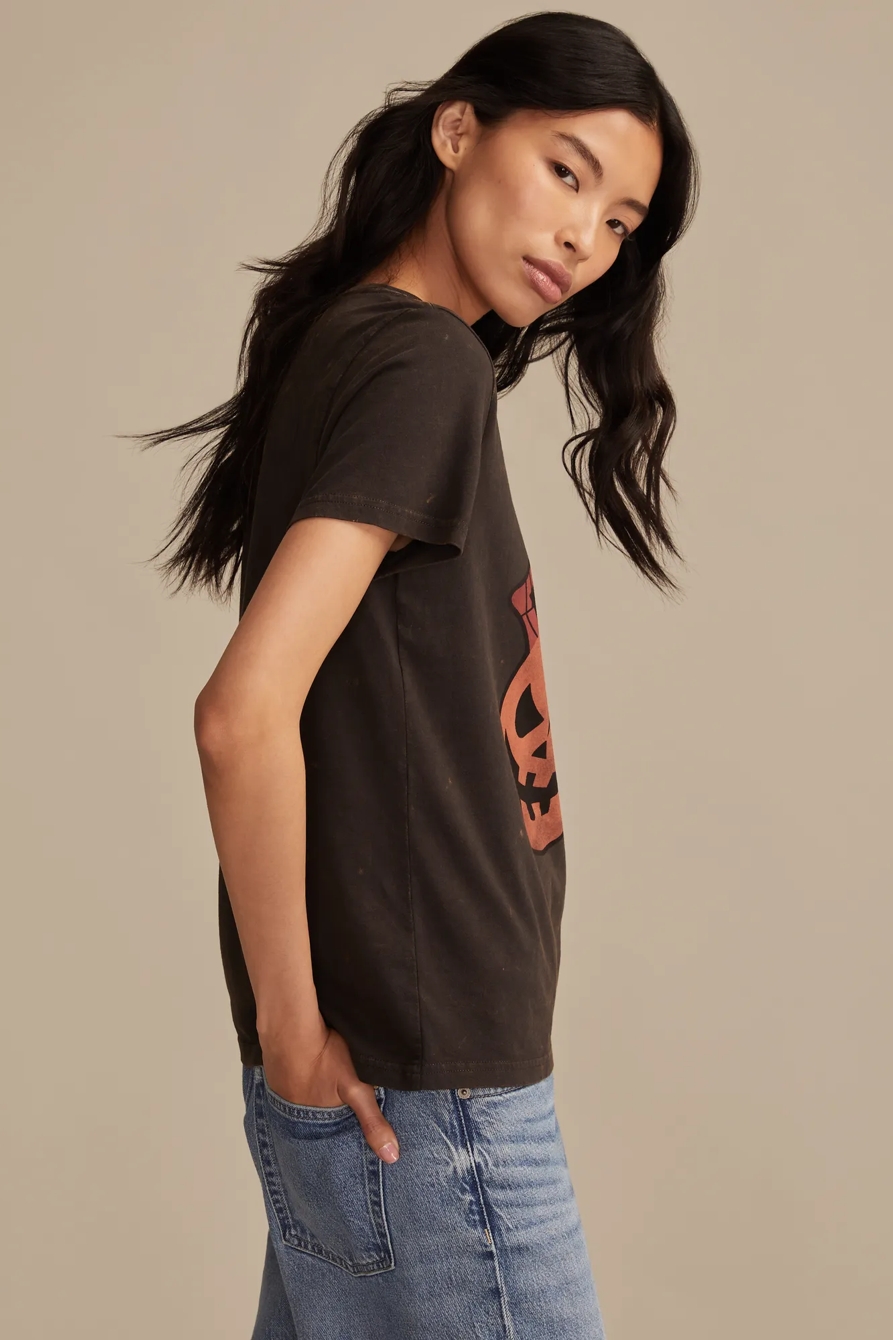 ROLLING STONES PUMPKIN TONGUE CLASSIC CREW — JET BLACK — image 4