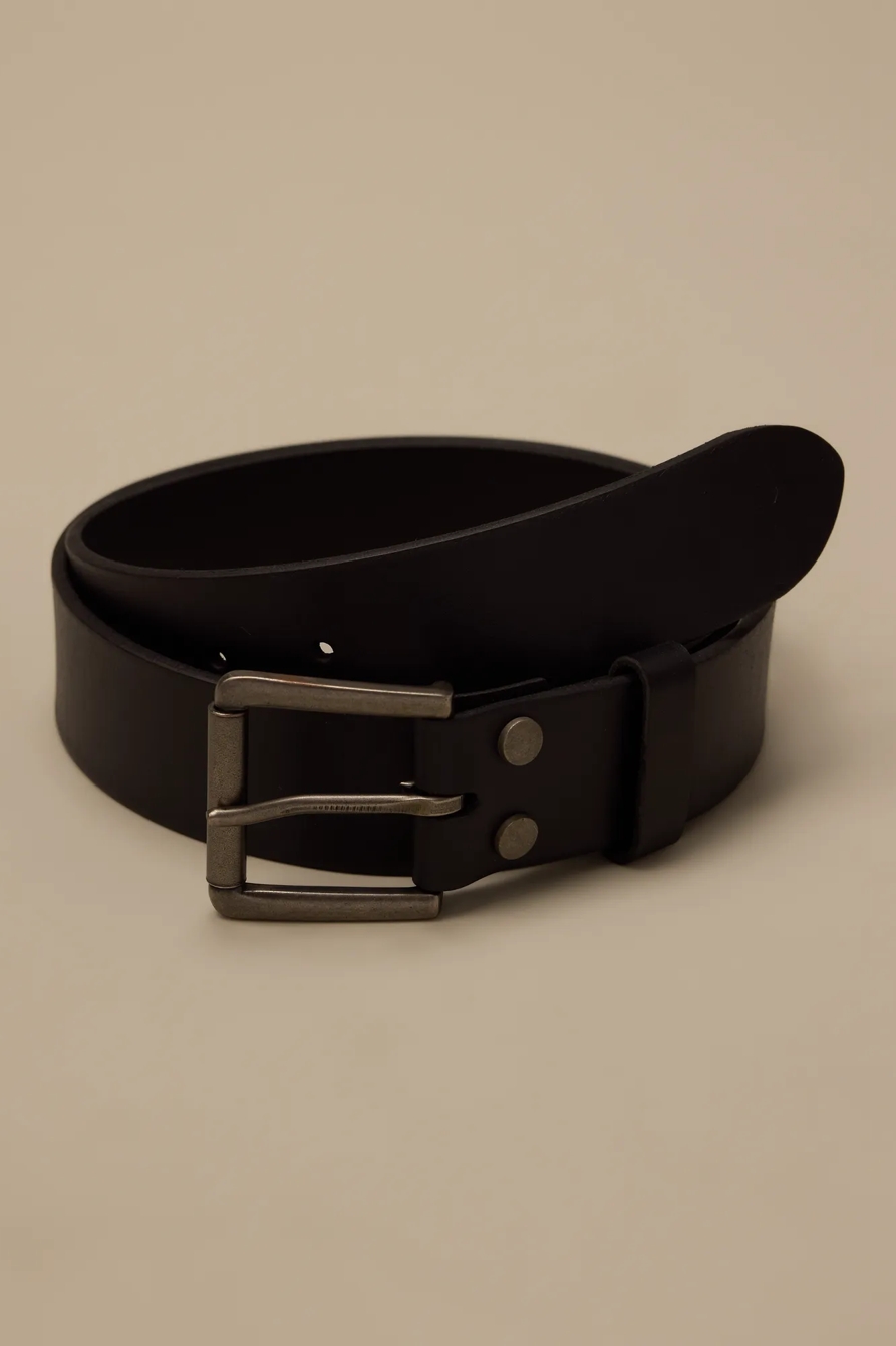 HIGHLAND LEATHER BELT — BLACK — image 1